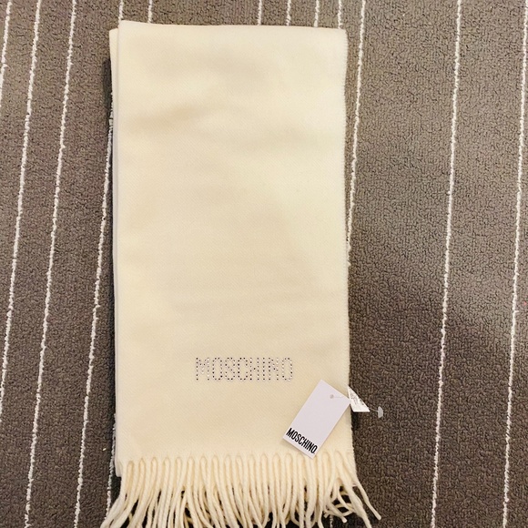 Moschino - 100% Wool Scarf - New with Tags